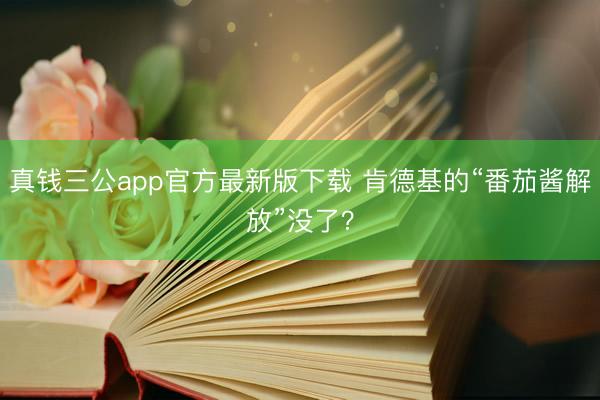 真钱三公app官方最新版下载 肯德基的“番茄酱解放”没了？